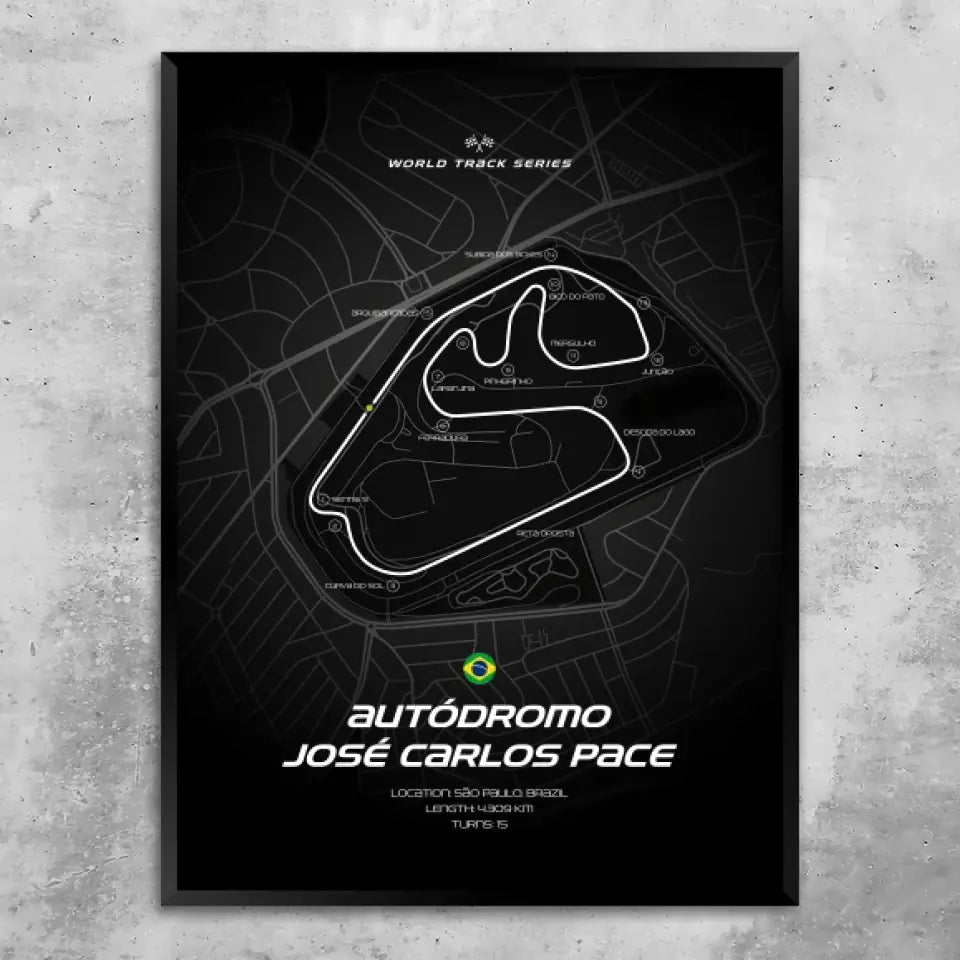 Brasilien - Personnalisé affiche murale