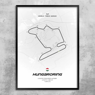 Hungaroring - Custom wall art