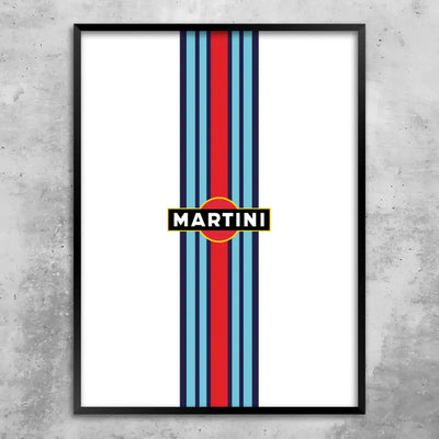 Martini Porsche - Quadro personalizzato