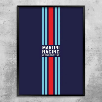 Martini Porsche - Quadro personalizzato
