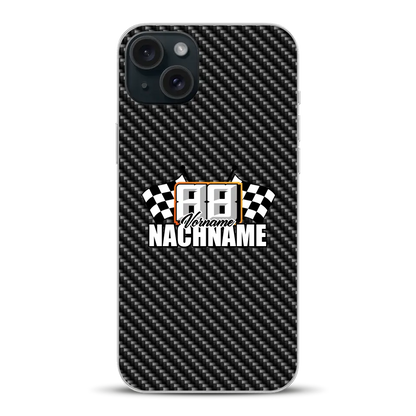 Carbon Style #1 - Individuelle Handyhülle für iPhone