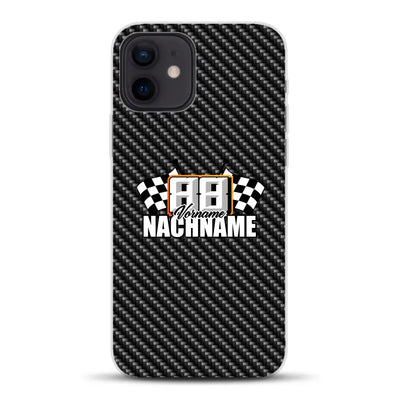 Carbon style #1 - Custom phone case for iPhone