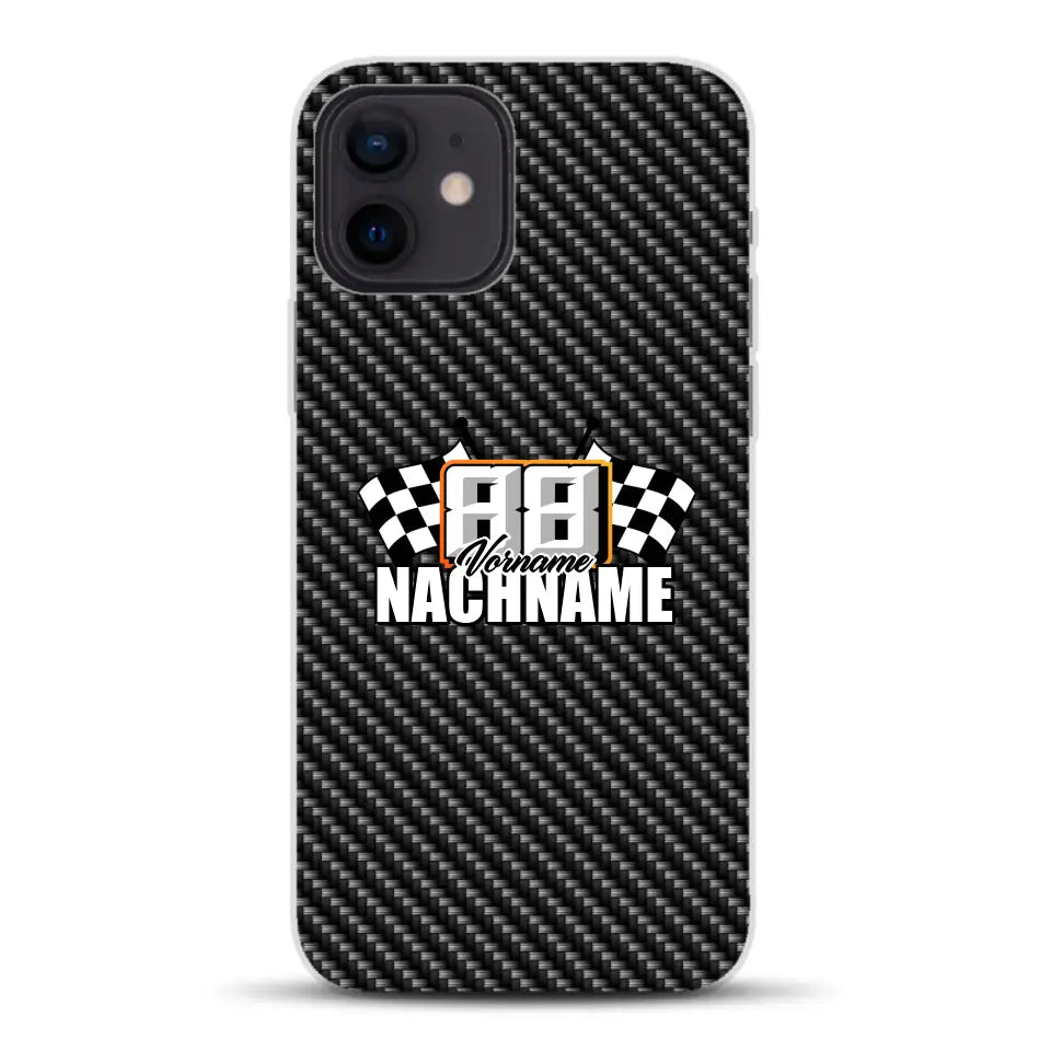 Carbon style #1 - Custom phone case for iPhone