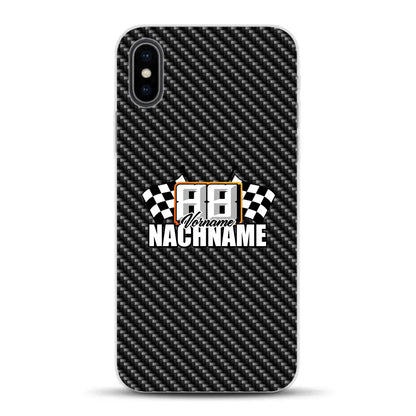 Stile carbonio #1 - Custodia per cellulare personalizzata per iPhone