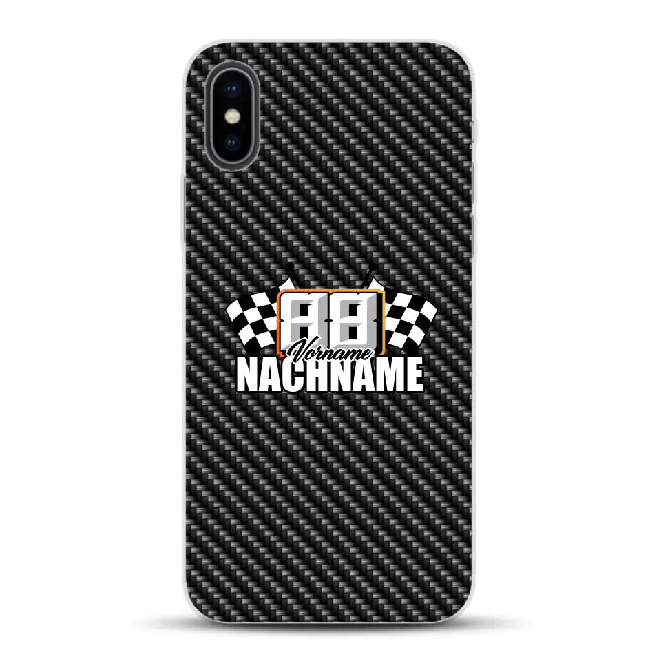 Carbon style #1 - Custom phone case for iPhone