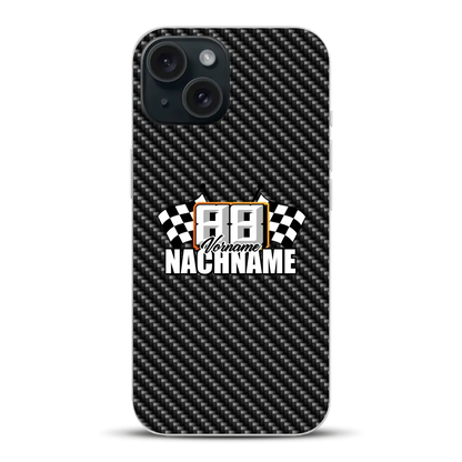 Carbon Style #1 - Individuelle Handyhülle für iPhone