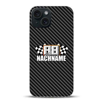 Carbon style #1 - Custom phone case for iPhone