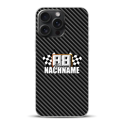 Carbon style #1 - Custom phone case for iPhone