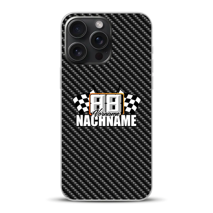 Carbon Style #1 - Individuelle Handyhülle für iPhone