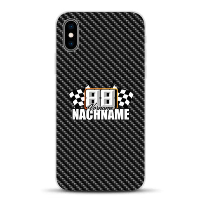 Carbon style #1 - Custom phone case for iPhone