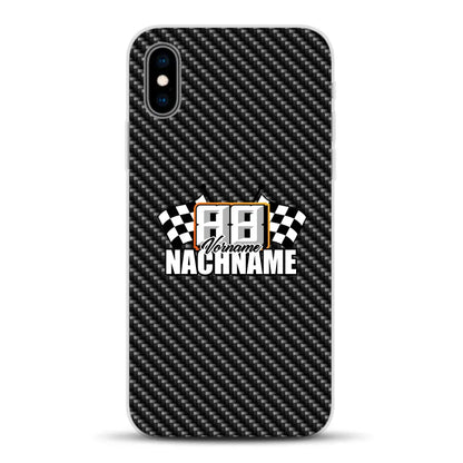 Carbon Style #1 - Individuelle Handyhülle für iPhone