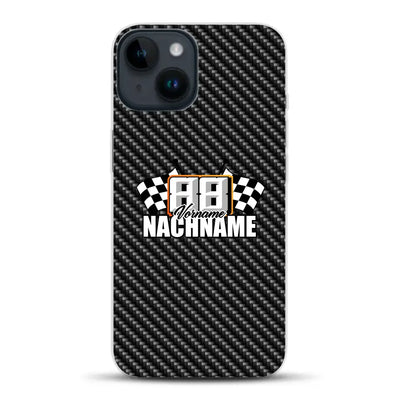Carbon style #1 - Custom phone case for iPhone