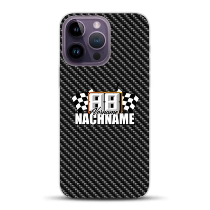 Stile carbonio #1 - Custodia per cellulare personalizzata per iPhone