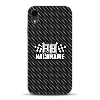 Carbon Style #1 - Individuelle Handyhülle für iPhone