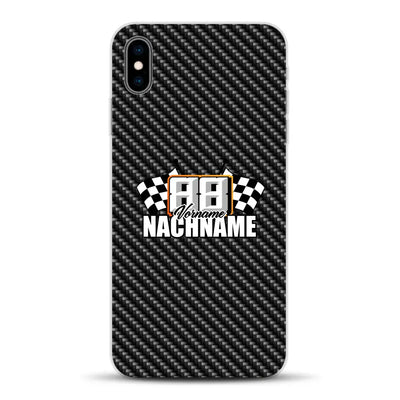 Carbon style #1 - Custom phone case for iPhone