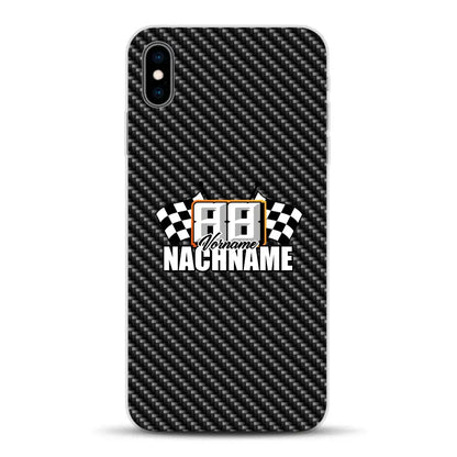 Carbon Style #1 - Individuelle Handyhülle für iPhone