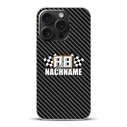 Carbon Style #1 - Individuelle Handyhülle für iPhone