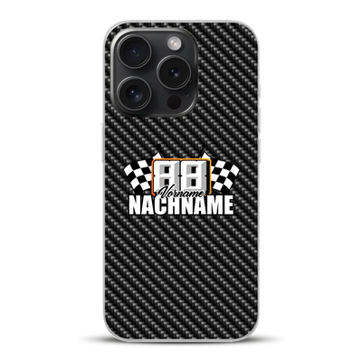 Carbon style #1 - Custom phone case for iPhone