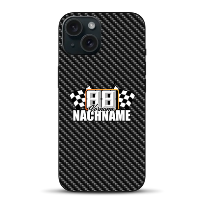 Carbon Style #1 - Individuelle Handyhülle für iPhone