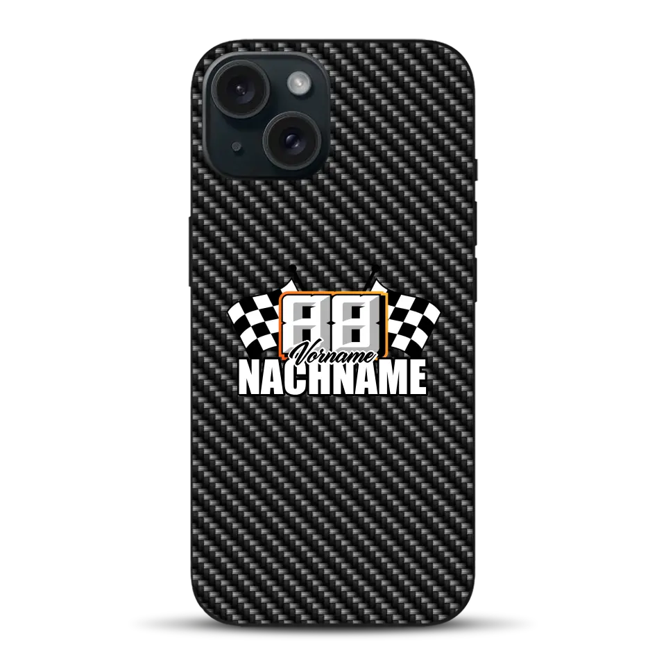 Carbon style #1 - Custom phone case for iPhone
