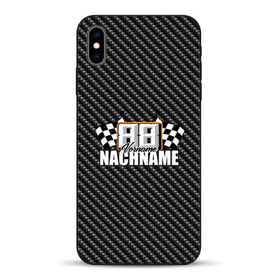 Carbon style #1 - Custom phone case for iPhone
