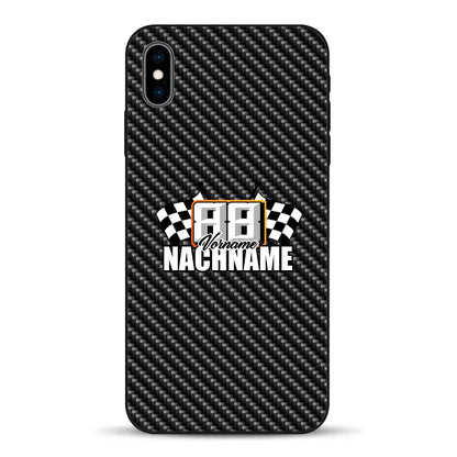 Carbon Style #1 - Individuelle Handyhülle für iPhone