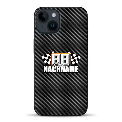 Carbon style #1 - Custom phone case for iPhone