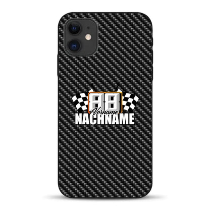 Stile carbonio #1 - Custodia per cellulare personalizzata per iPhone