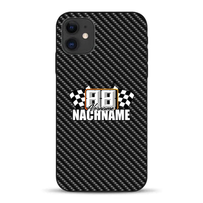Carbon style #1 - Custom phone case for iPhone