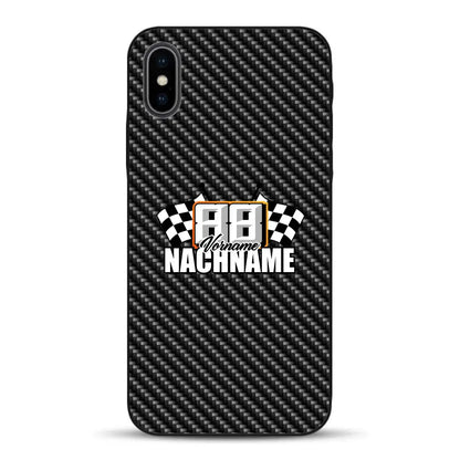 Carbon Style #1 - Individuelle Handyhülle für iPhone