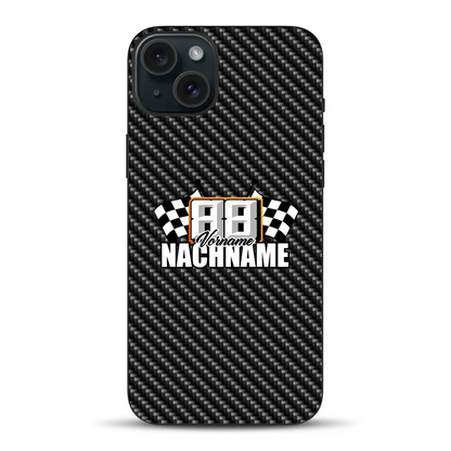 Stile carbonio #1 - Custodia per cellulare personalizzata per iPhone