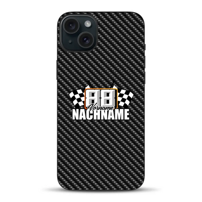 Carbon style #1 - Custom phone case for iPhone