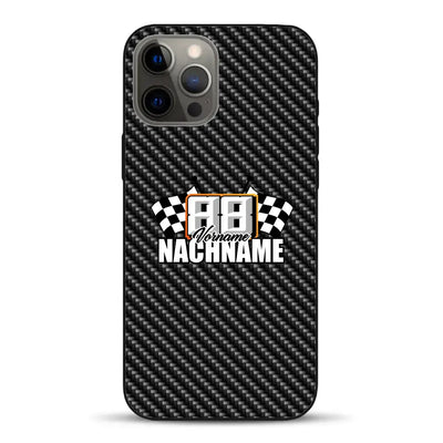 Carbon style #1 - Custom phone case for iPhone