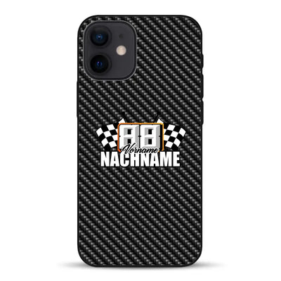 Carbon style #1 - Custom phone case for iPhone