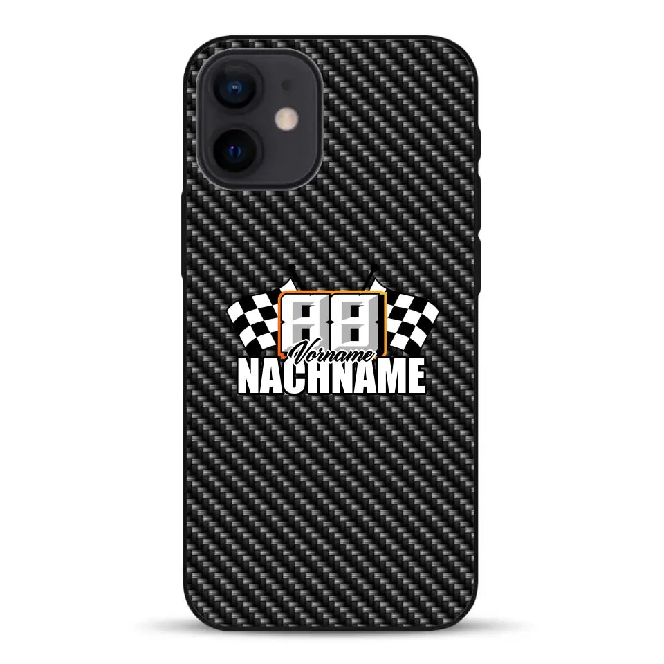 Carbon style #1 - Custom phone case for iPhone
