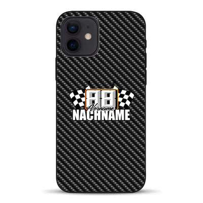 Carbon style #1 - Custom phone case for iPhone