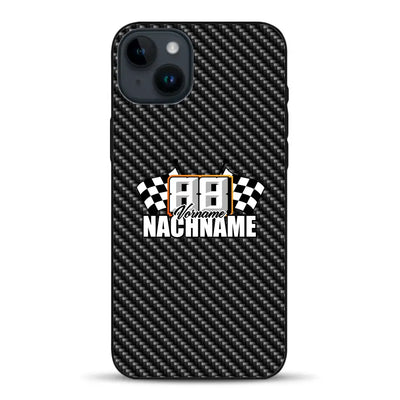 Carbon style #1 - Custom phone case for iPhone