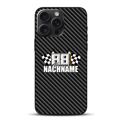 Carbon style #1 - Custom phone case for iPhone