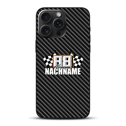 Stile carbonio #1 - Custodia per cellulare personalizzata per iPhone