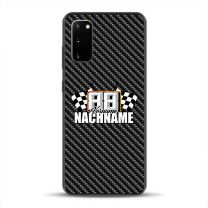 Carbon style #1 - Custom phone case for Samsung