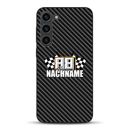 Stile carbonio #1 - Custodia per cellulare personalizzata per Samsung