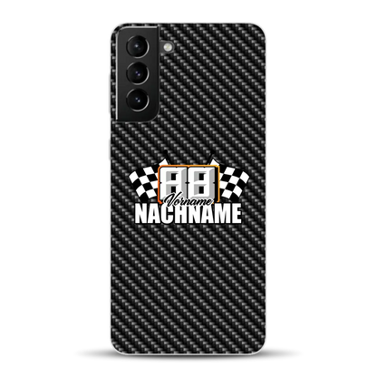 Carbon style #1 - Custom phone case for Samsung