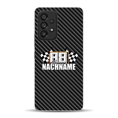 Stile carbonio #1 - Custodia per cellulare personalizzata per Samsung