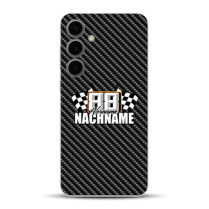 Stile carbonio #1 - Custodia per cellulare personalizzata per Samsung