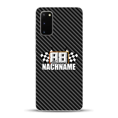 Stile carbonio #1 - Custodia per cellulare personalizzata per Samsung