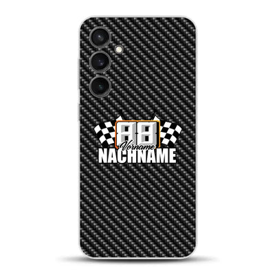 Stile carbonio #1 - Custodia per cellulare personalizzata per Samsung