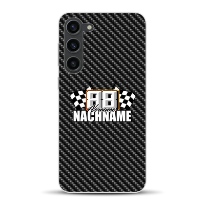 Stile carbonio #1 - Custodia per cellulare personalizzata per Samsung