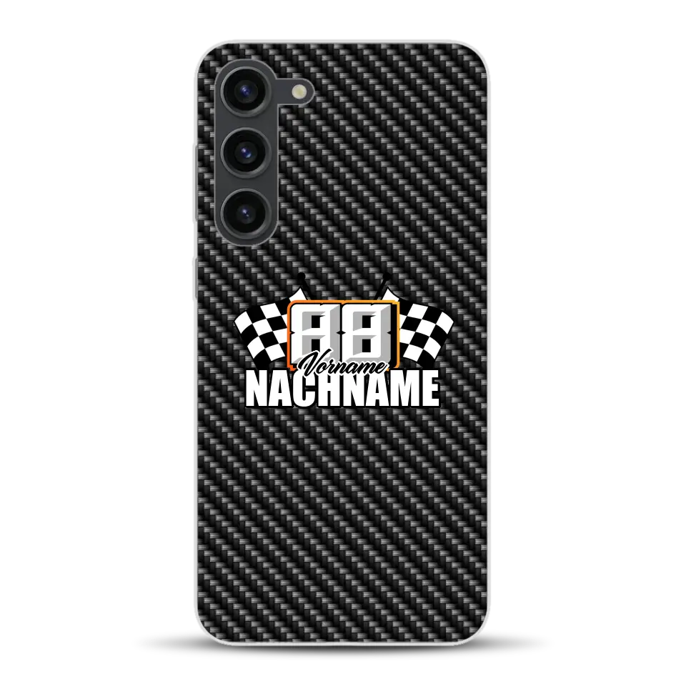 Carbon style #1 - Custom phone case for Samsung
