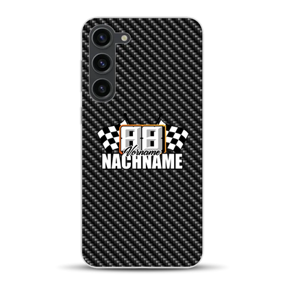 Stile carbonio #1 - Custodia per cellulare personalizzata per Samsung