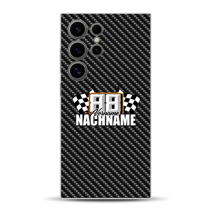 Carbon style #1 - Custom phone case for Samsung